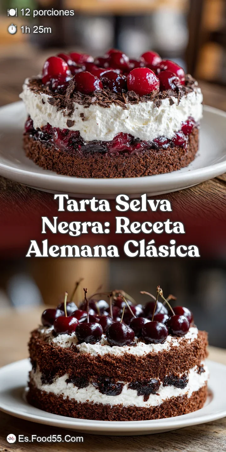 Close-up of Black Forest cake showcasing rich chocolate shavings and a plump, glistening cherry nestled in whipped cream.