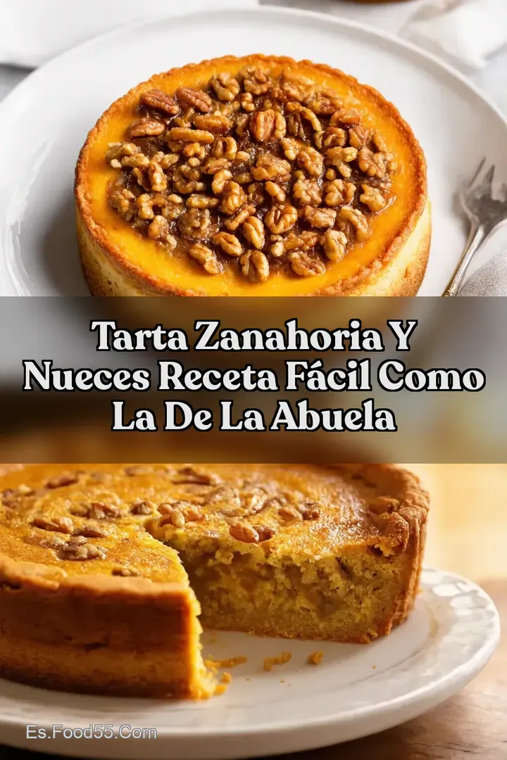 Tarta Zanahoria y Nueces Receta F&aacute;cil Como la de la Abuela