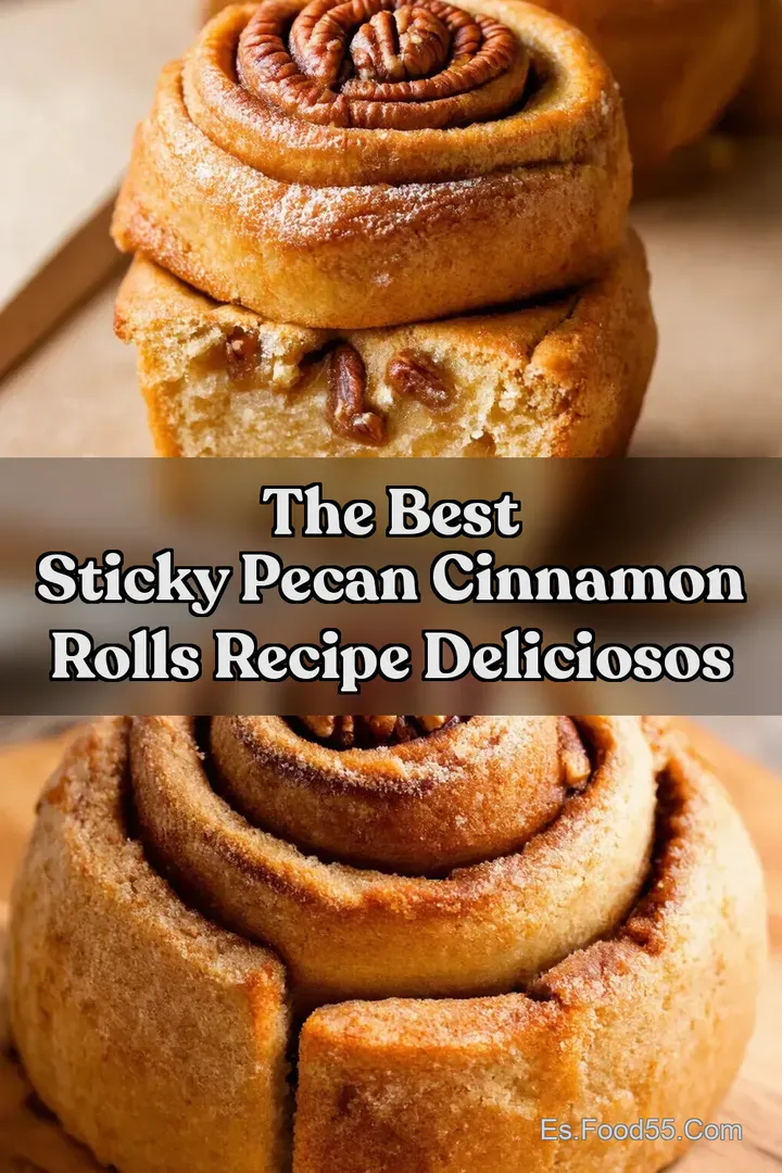The Best Sticky Pecan Cinnamon Rolls Recipe Deliciosos
