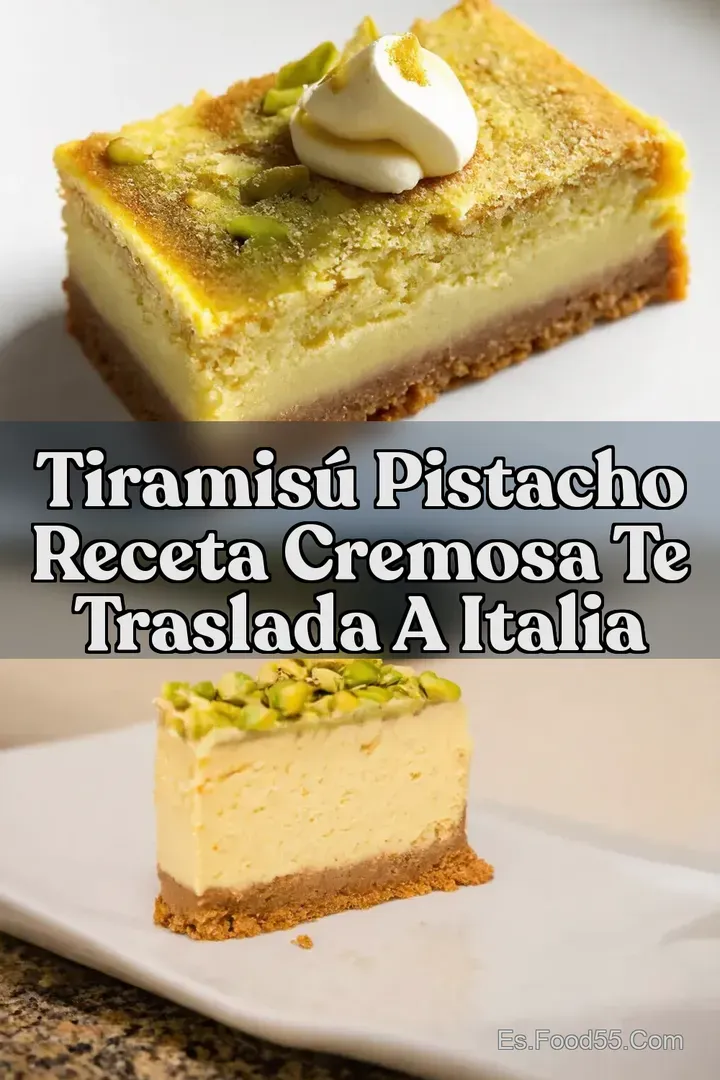 Tiramis&uacute; Pistacho Receta Cremosa Te Traslada a Italia