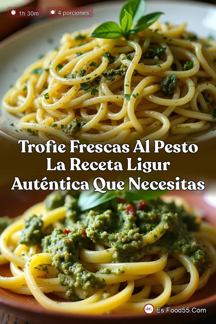 Trofie Frescas al Pesto La Receta Ligur Aut&eacute;ntica que Necesitas