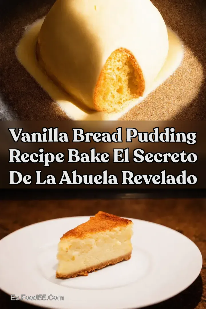 Vanilla Bread Pudding Recipe Bake El Secreto de la Abuela Revelado