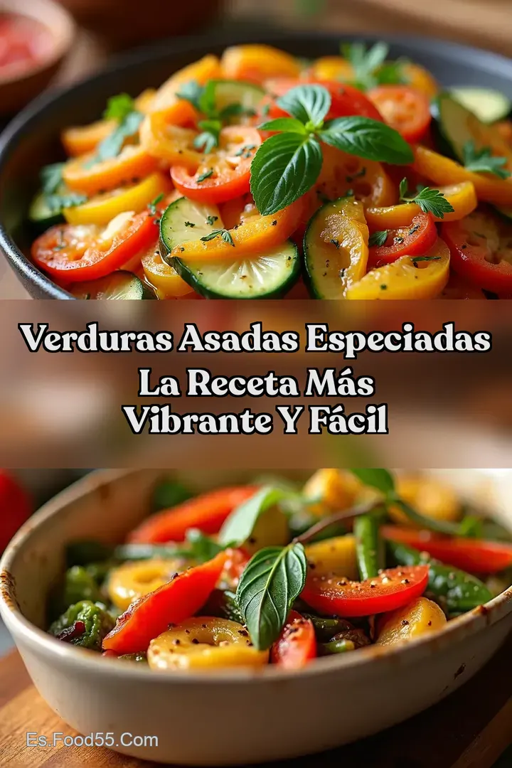 Verduras Asadas Especiadas La Receta M&aacute;s Vibrante y F&aacute;cil
