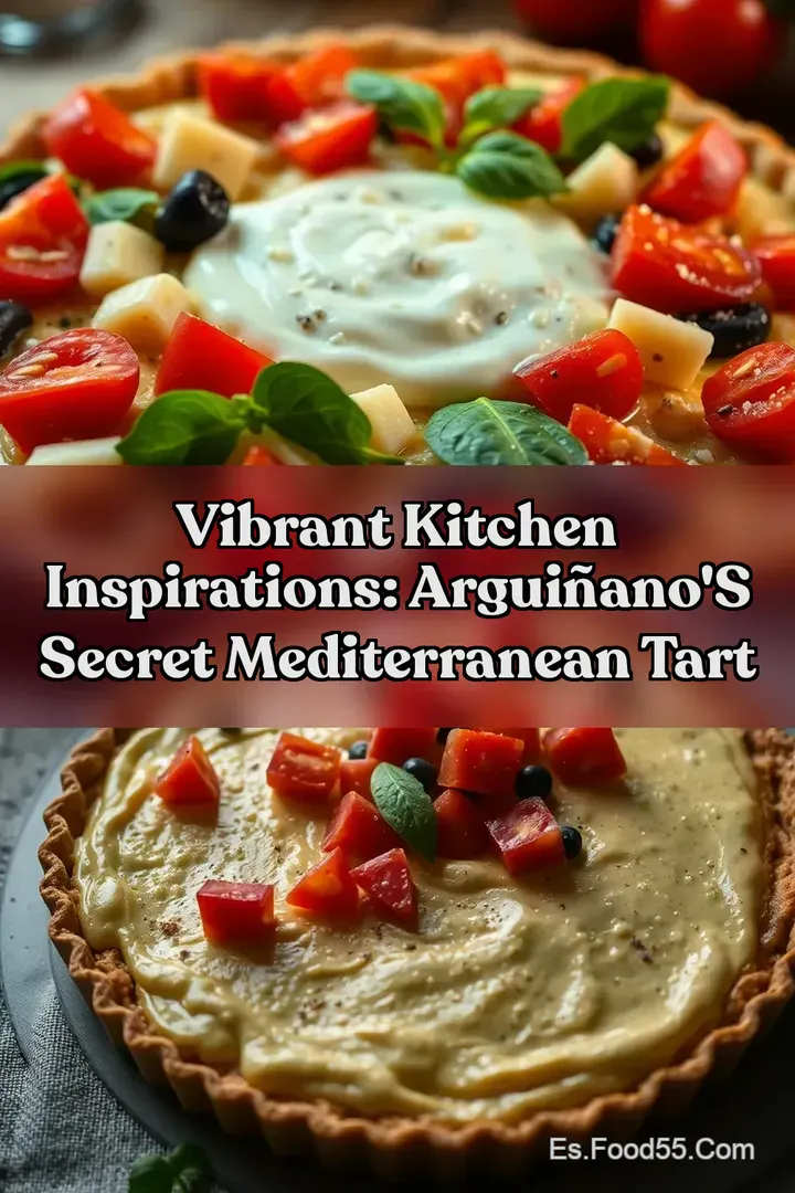 Vibrant Kitchen Inspirations: Argui&ntilde;ano s Secret Mediterranean Tart