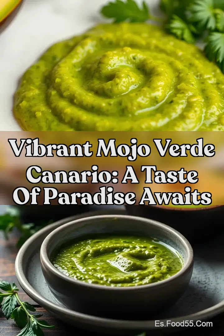 Vibrant Mojo Verde Canario: A Taste of Paradise Awaits