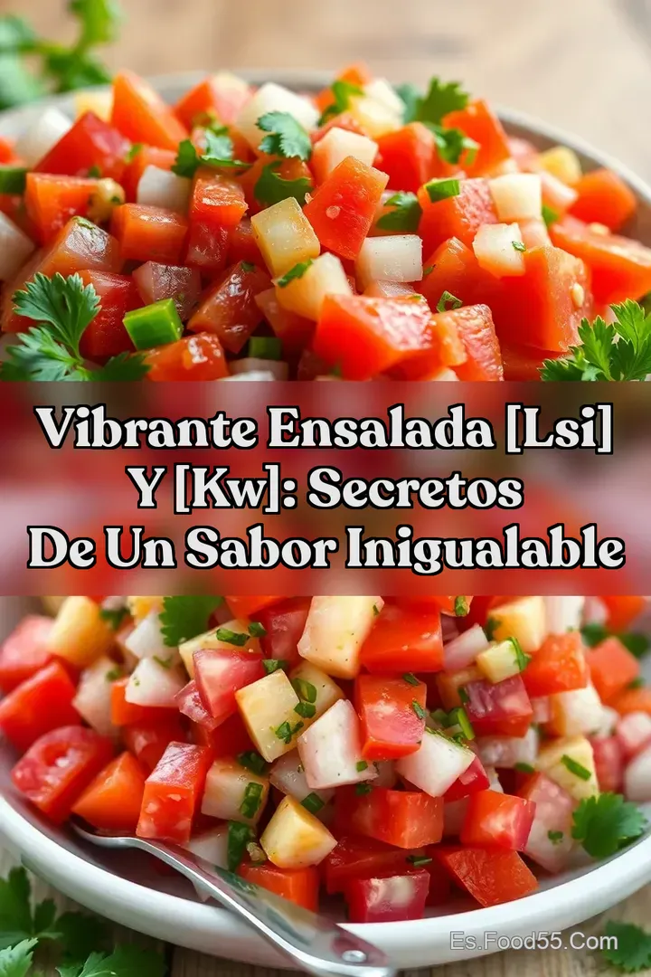Vibrante Ensalada [LSI] y [kw]: Secretos de un Sabor Inigualable