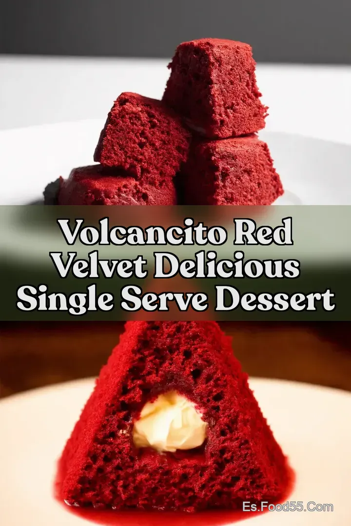 Volcancito Red Velvet Delicious Single Serve Dessert