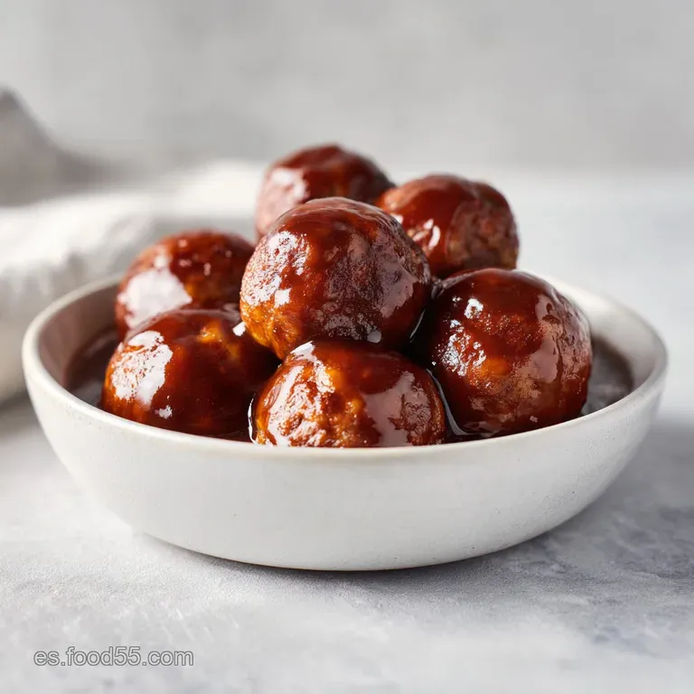 A single, steaming bowl of albondigas in deep red sauce, garnished with bright cilantro, inviting warmth on a cool day.