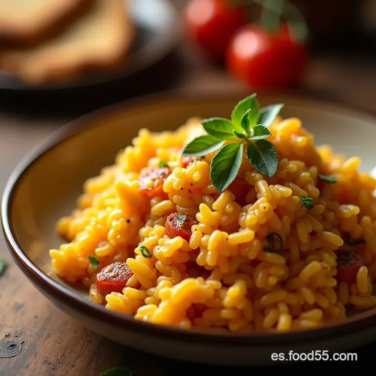 Arroz Al Horno Valenciano presentation