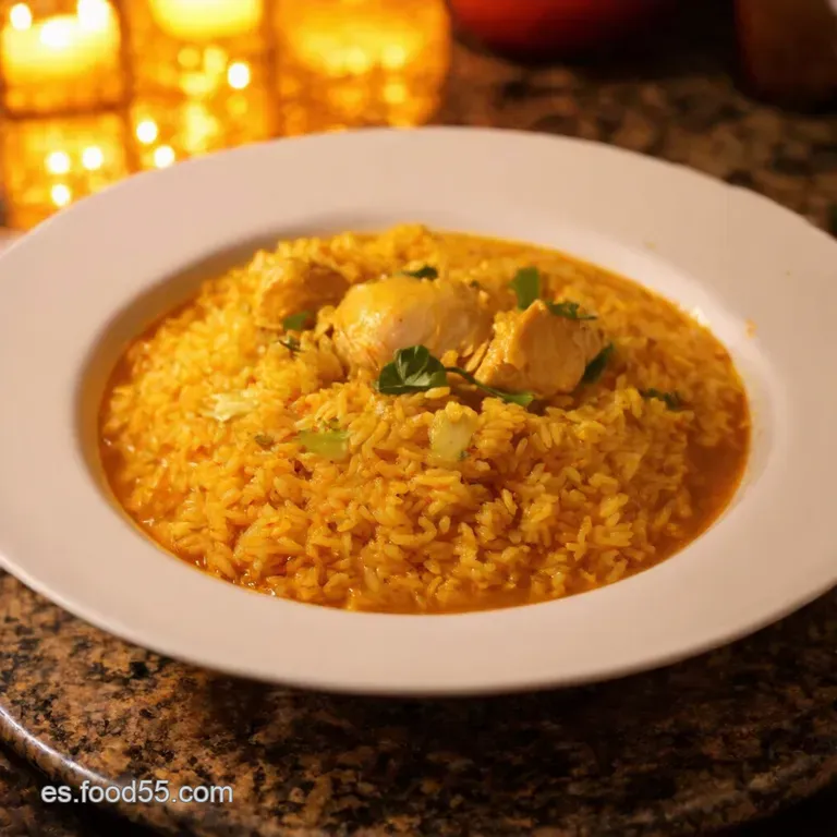 Arroz Caldoso Con Pollo El Abrazo De La Abuela presentation