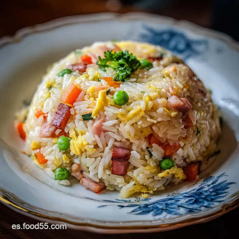 Arroz Frito Estilo Chino: Receta F&aacute;cil