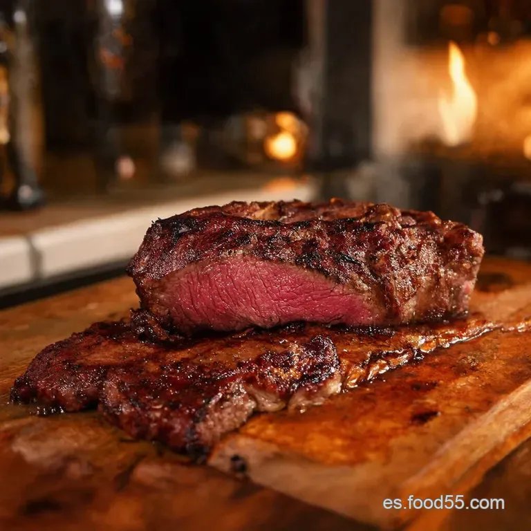 Asado De Cordero Al Estilo Gaucho presentation