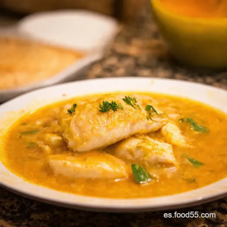 Bacalao Encebollado Tradicional presentation
