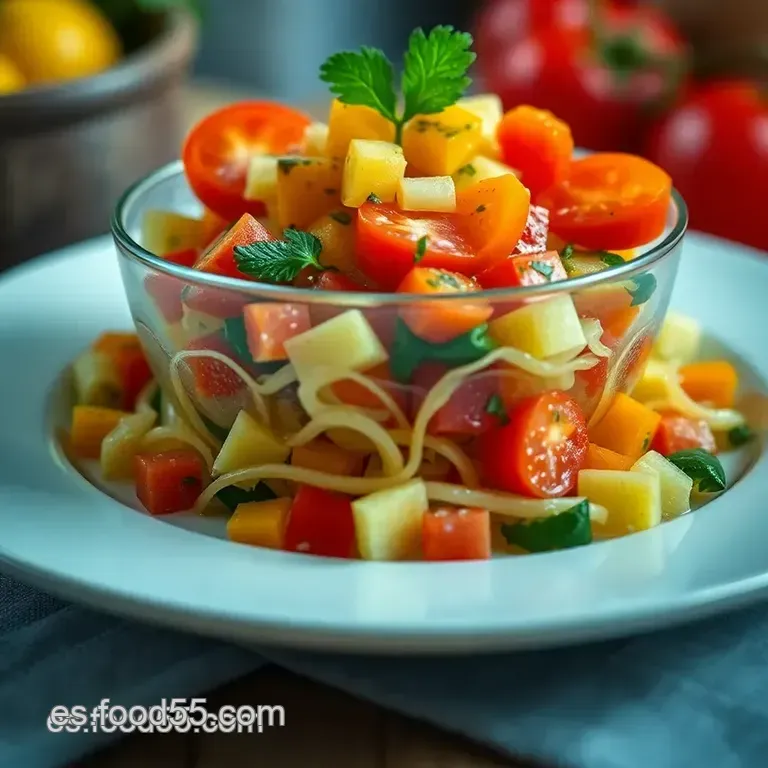 Barquitos De Ensalada Marineros presentation