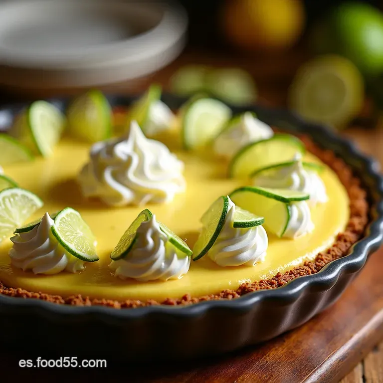 Barras De Key Lime Pie Con Sabor a Para&iacute;so presentation