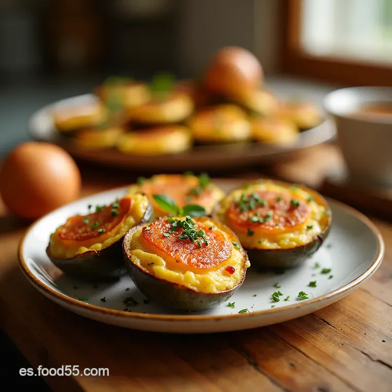 Berenjenas Rellenas a La Madrile&ntilde;a En Airfryer presentation