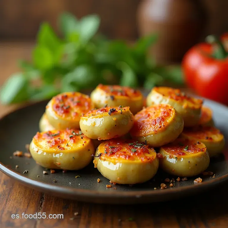 Berenjenas Rellenas Al Estilo Mediterr&aacute;neo presentation