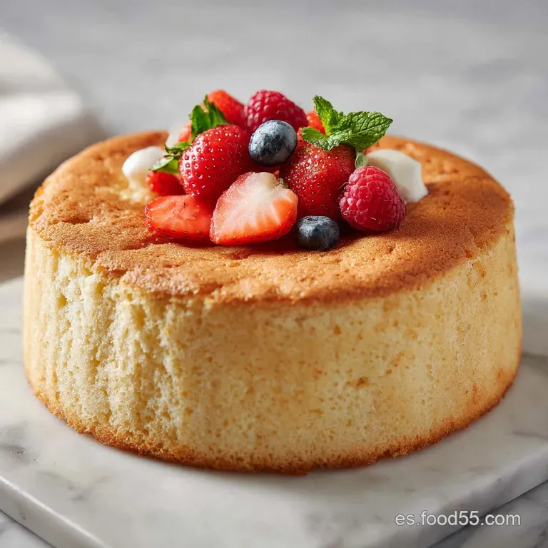 Receta de Bizcocho Casero: Miga Aterciopelada