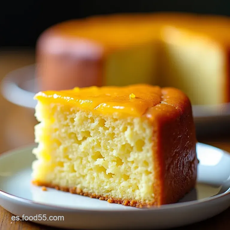 Bizcocho Cl&aacute;sico con un Toque de Lim&oacute;n