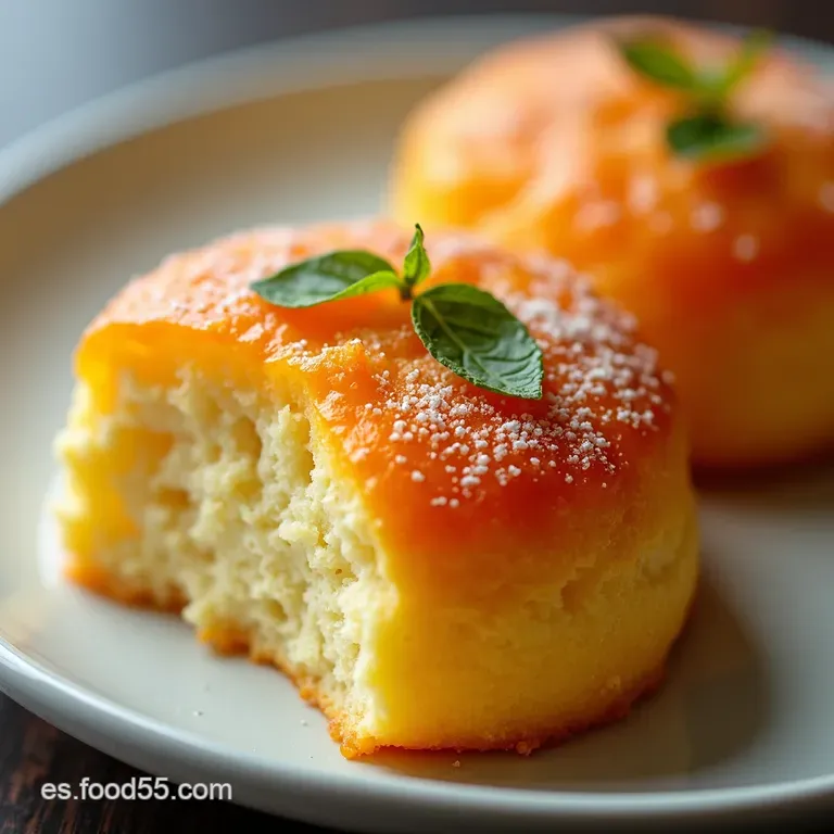 Bizcocho de Naranja So&ntilde;ado Alto Esponjoso y Lleno de Sabor