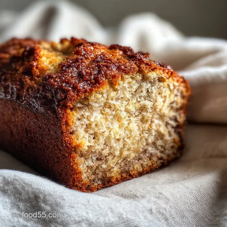 Bizcocho de Pl&aacute;tano: Miga Aterciopelada