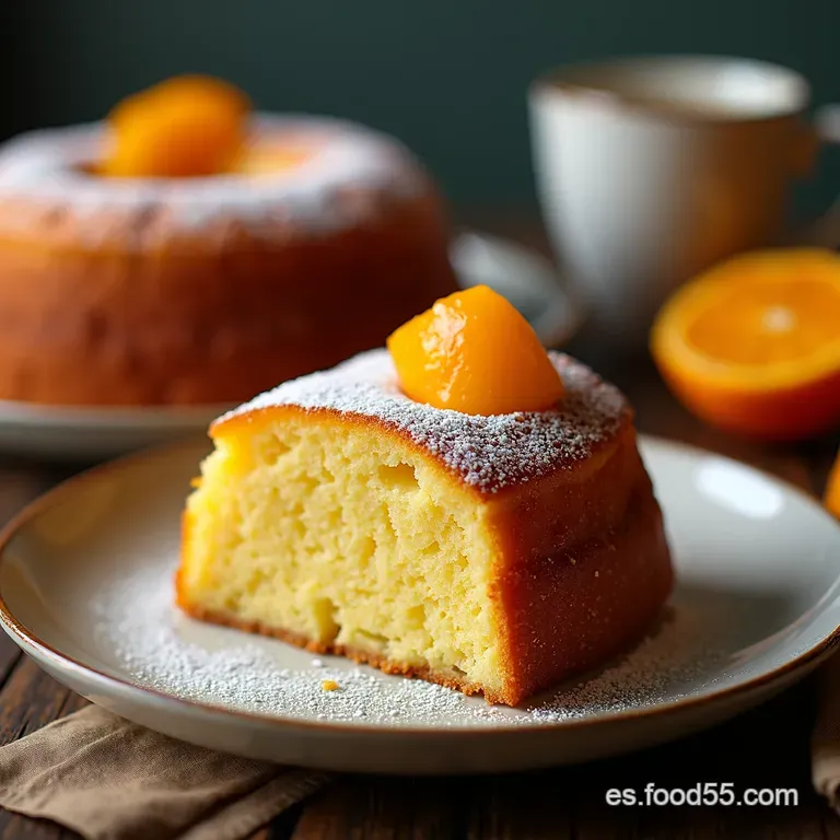 Bizcocho Esponjoso de Ar&aacute;ndanos y Caf&eacute;