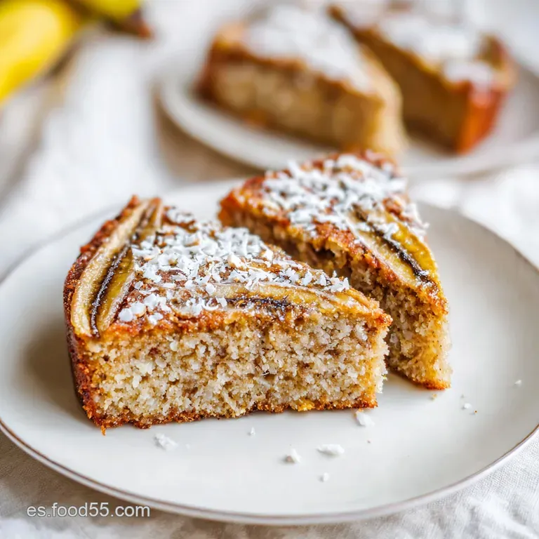 Bizcocho de Pl&aacute;tano: 3 Ingredientes Saludable