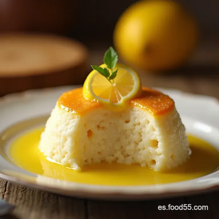 Bizcocho De Yogur Y Lim&oacute;n Con Harina De Arroz Ligereza Imposible presentation