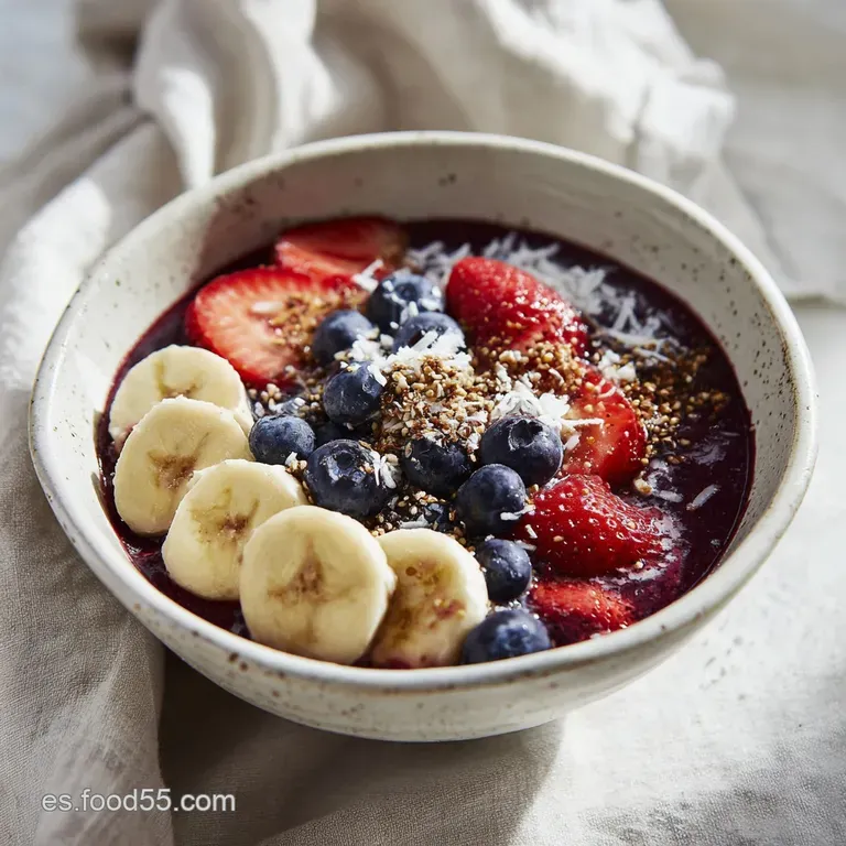Bowl de Acai: Textura Helada y Crujiente