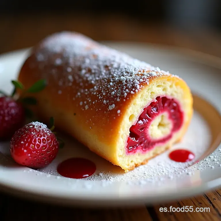 Brazo de Gitano Enamorado Fresas y Crema