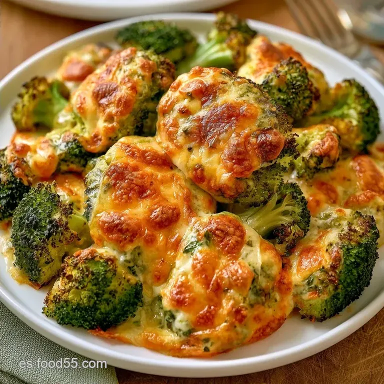 Brócoli Al Horno Queso con Ajo