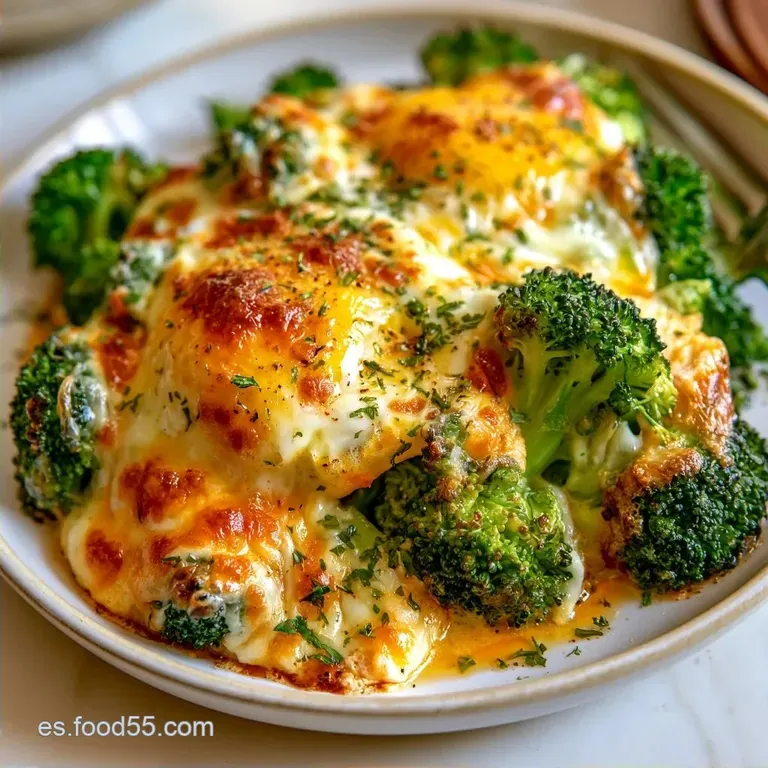 Brócoli Con Huevo y Queso en 25 Minutos