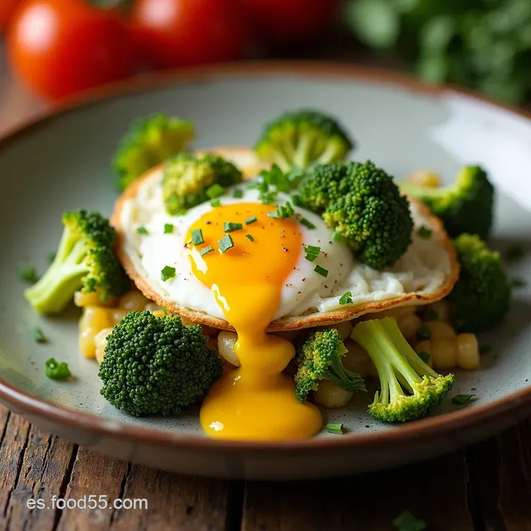 Br&oacute;coli con Huevo Revuelto Un Cl&aacute;sico Saludable en tu Mesa