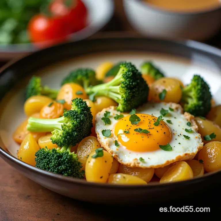 Br&oacute;coli con Patatas y Huevo Un Cl&aacute;sico Reconfortante