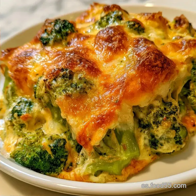 Brócoli Gratinado Con Queso con Bechamel Casera