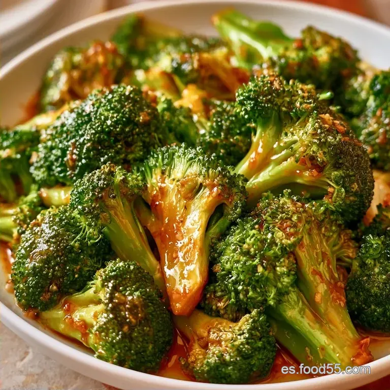 Brócoli Salteado Soja con Jengibre y Miel