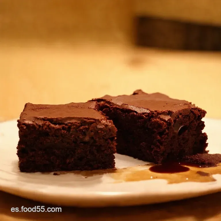 Brownie Mexicano Con Cajeta Y Nuez presentation