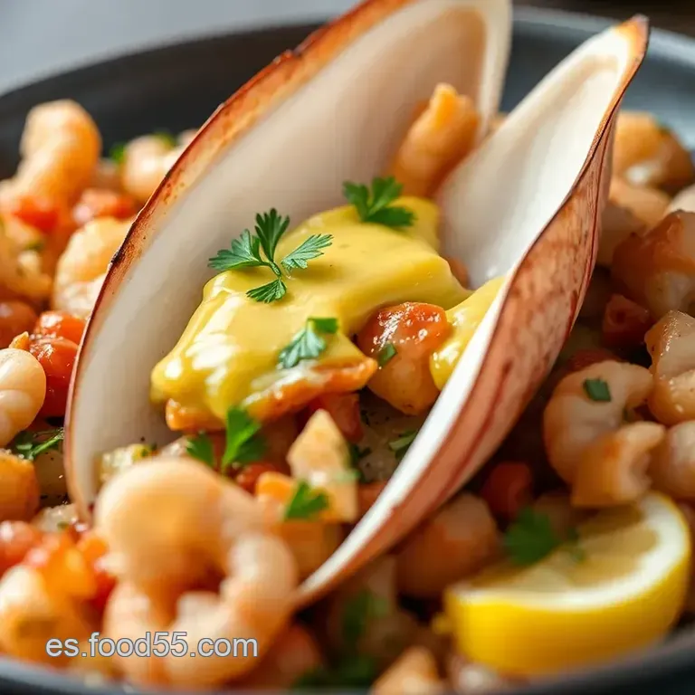 Calamar a La Plancha Con Alioli De Ajo Negro presentation