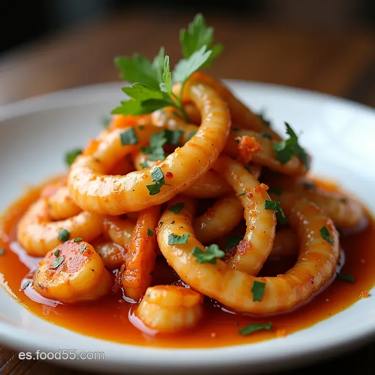 Calamares en su Tinta Al Estilo Argui&ntilde;ano