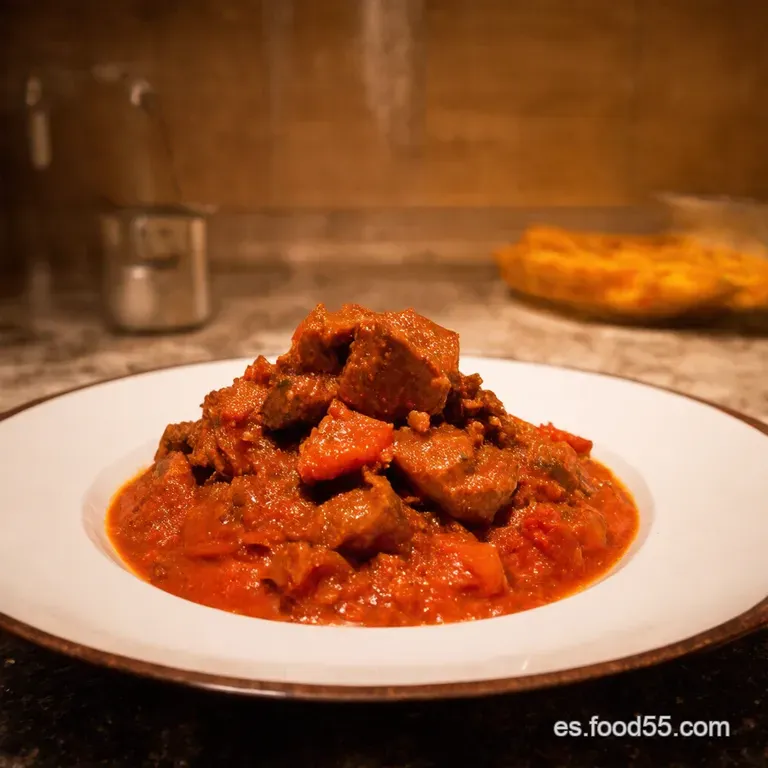 Carne Con Tomate Andaluza Receta De La Abuela presentation