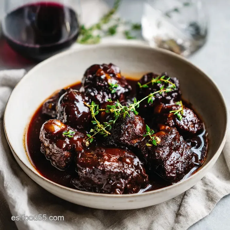 Receta Carrilleras de Cerdo en Salsa