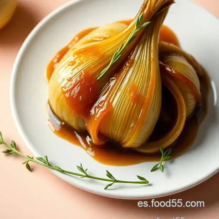 Cebollas Caramelizadas Al Estilo De La Abuela presentation