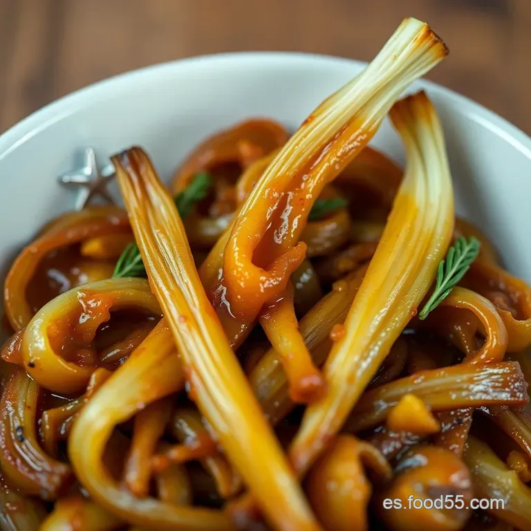 Cebollas Caramelizadas De Ensue&ntilde;o presentation