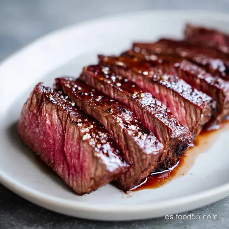 A spoonful of tender beef and vegetables, glistening with savory sauce, cascades over fluffy white rice on a clean white p...