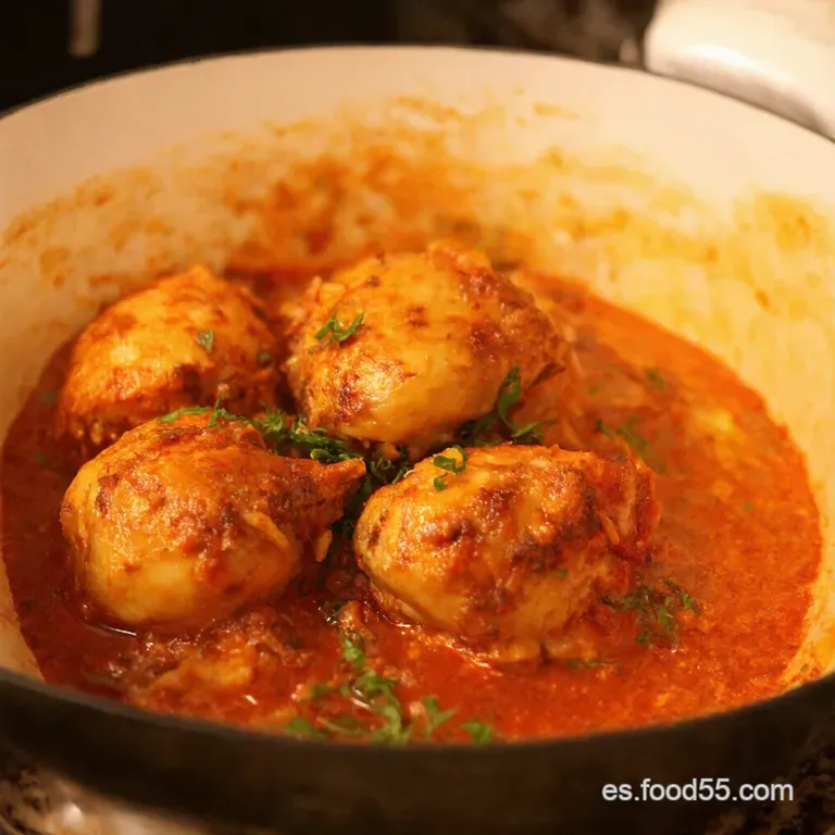 Contramuslos De Pollo a La Jardinera presentation