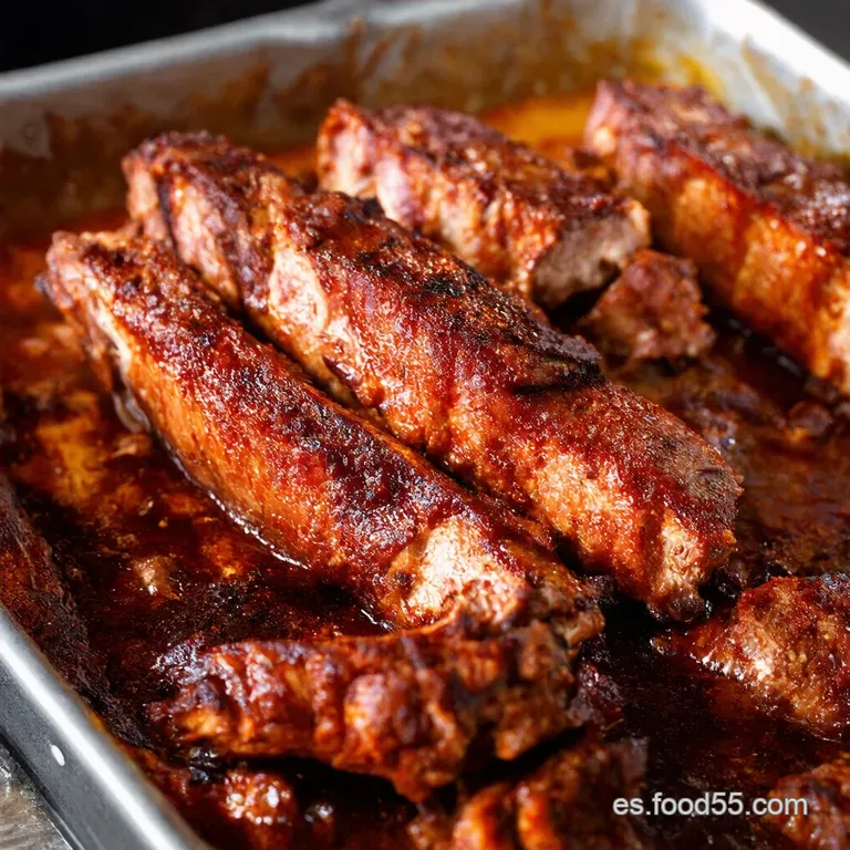 Costillas a la Barbacoa al Horno Sabor Aut&eacute;ntico