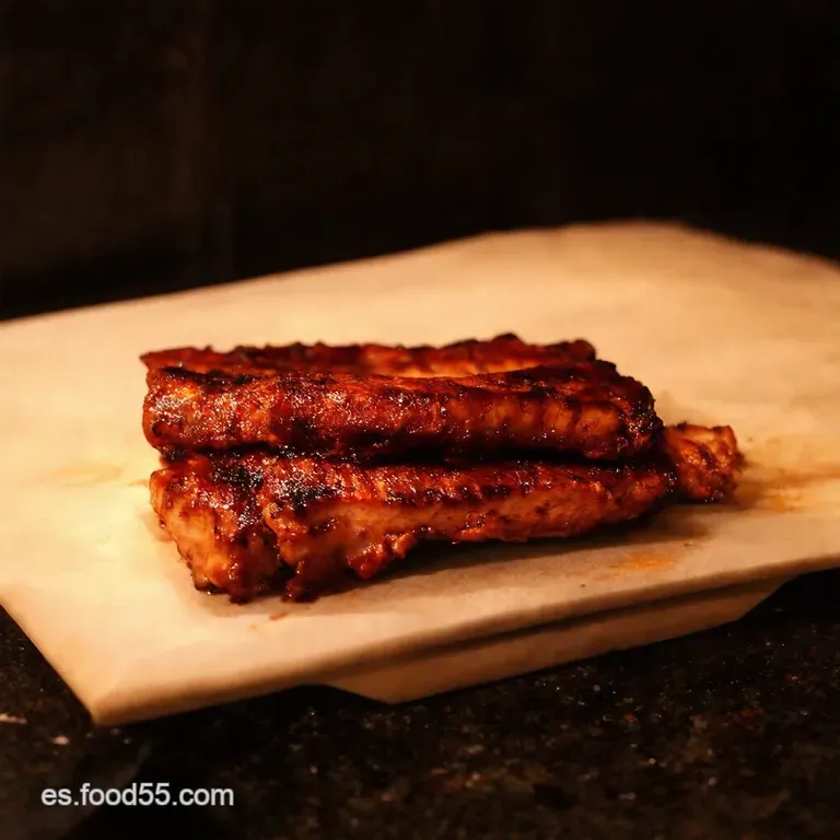 Costillas En Barbacoa Al Horno Un Fest&iacute;n Casero presentation