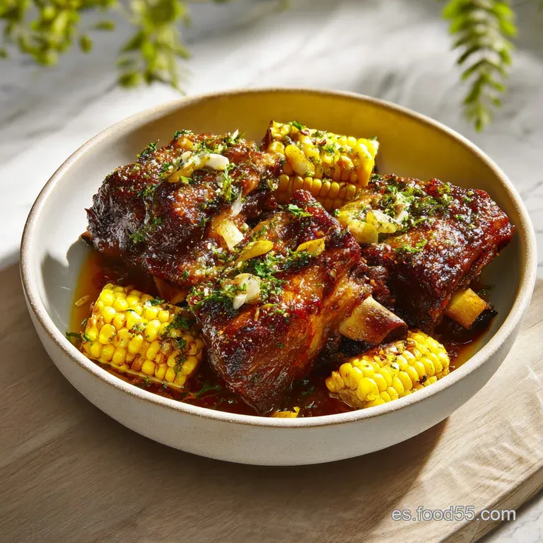 Costillas con Miel y Mantequilla Salada