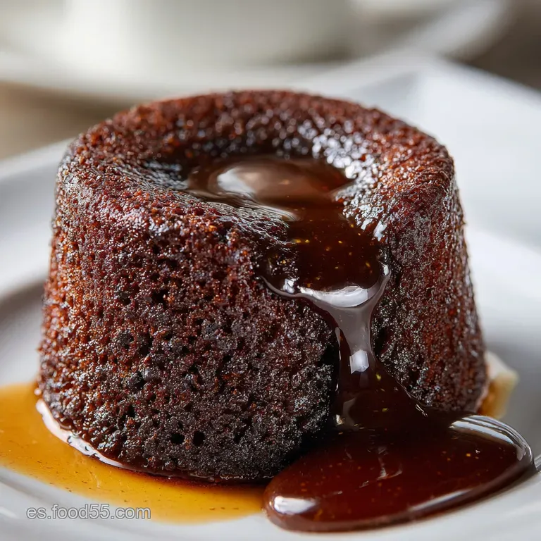 Single chocolate lava cake on a white plate with a scoop of vanilla ice cream and fresh raspberries; a decadent dessert.