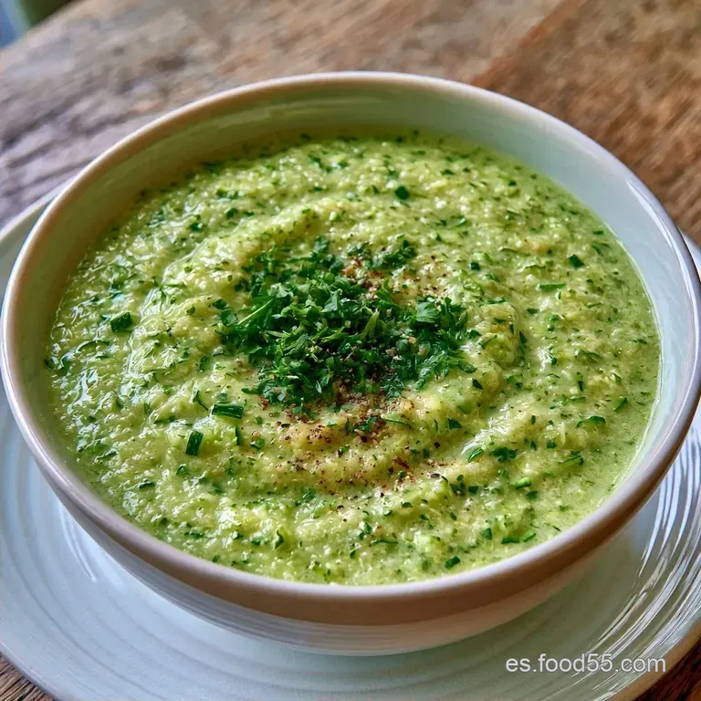 Crema de Calabacín Fría en Thermomix para 4 Personas